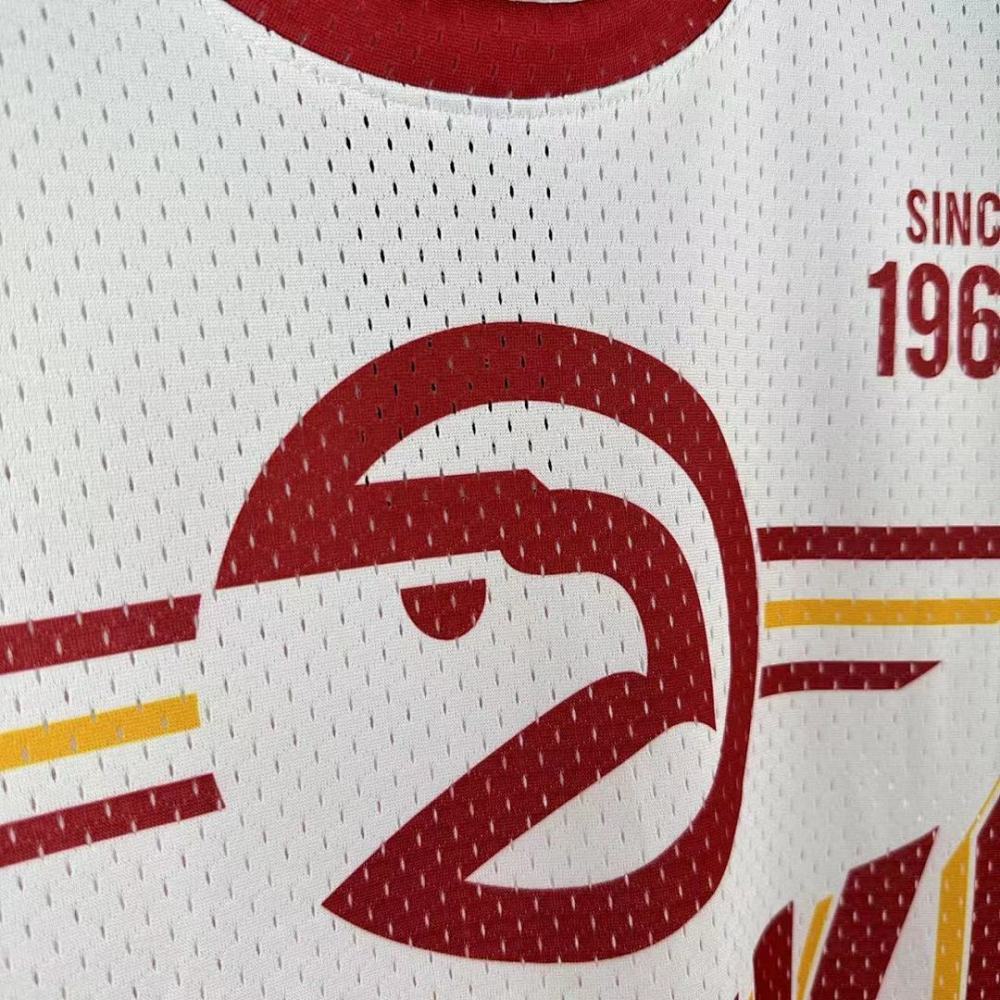 25-26 NBA Atlanta Hawks Retro short sleeved shirt
