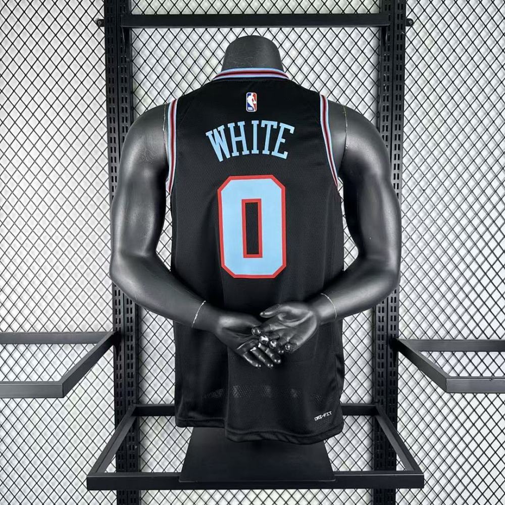 25-26 NBA Chicago Bulls City version 0-WHITE