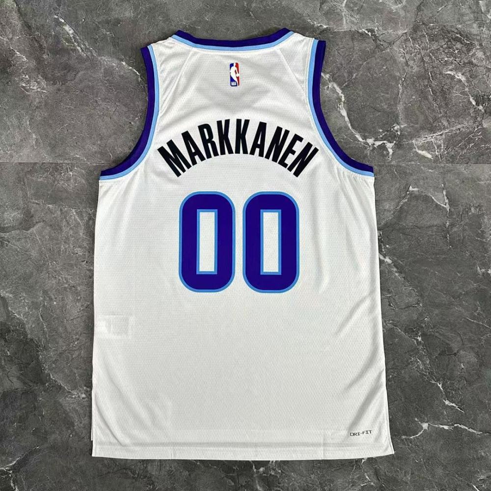 25-26 NBA Utah Jazz White 00-MARKKANEN