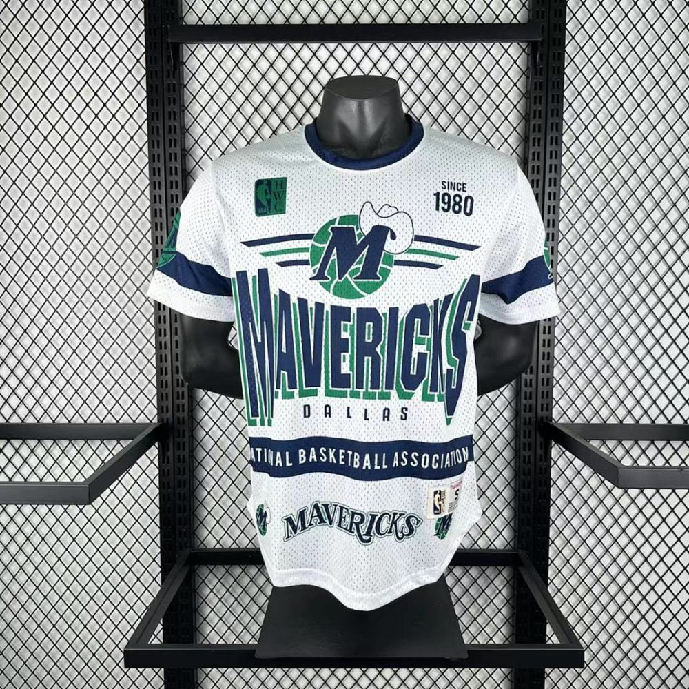 25-26 NBA Dallas Mavericks Retro short sleeved shirt