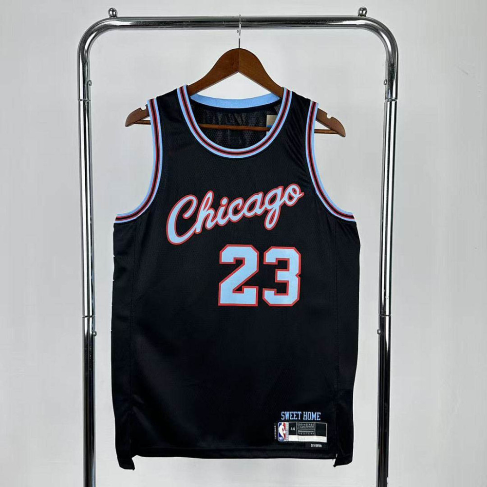 25-26 NBA Chicago Bulls City version 23-JORDAN