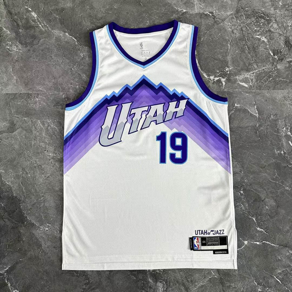 25-26 NBA Utah Jazz White 19-BAILEY