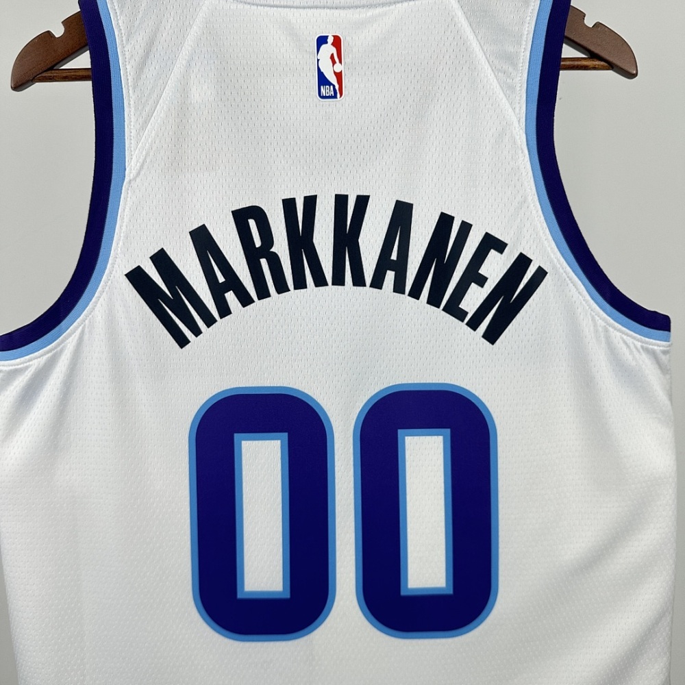 25-26 NBA Utah Jazz White 00-MARKKANEN