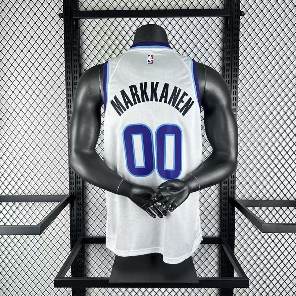 25-26 NBA Utah Jazz White 00-MARKKANEN
