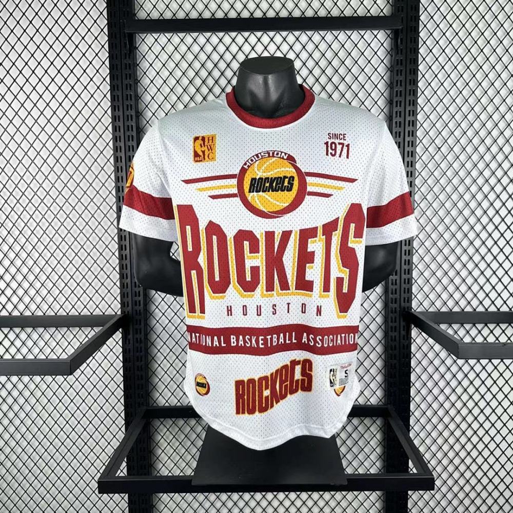 25-26 NBA Houston Rockets Retro short sleeved shirt