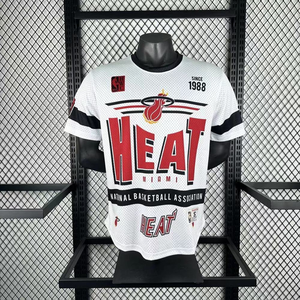 25-26 NBA Miami Heat Retro short sleeved shirt