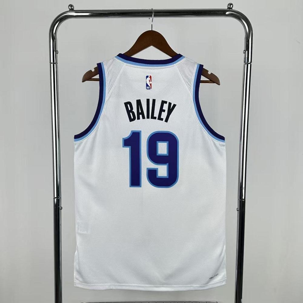 25-26 NBA Utah Jazz White 19-BAILEY