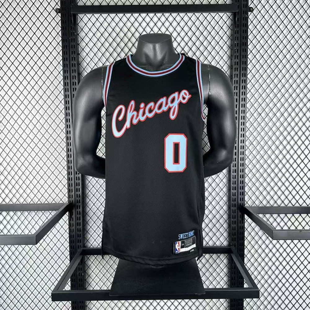 25-26 NBA Chicago Bulls City version 0-WHITE