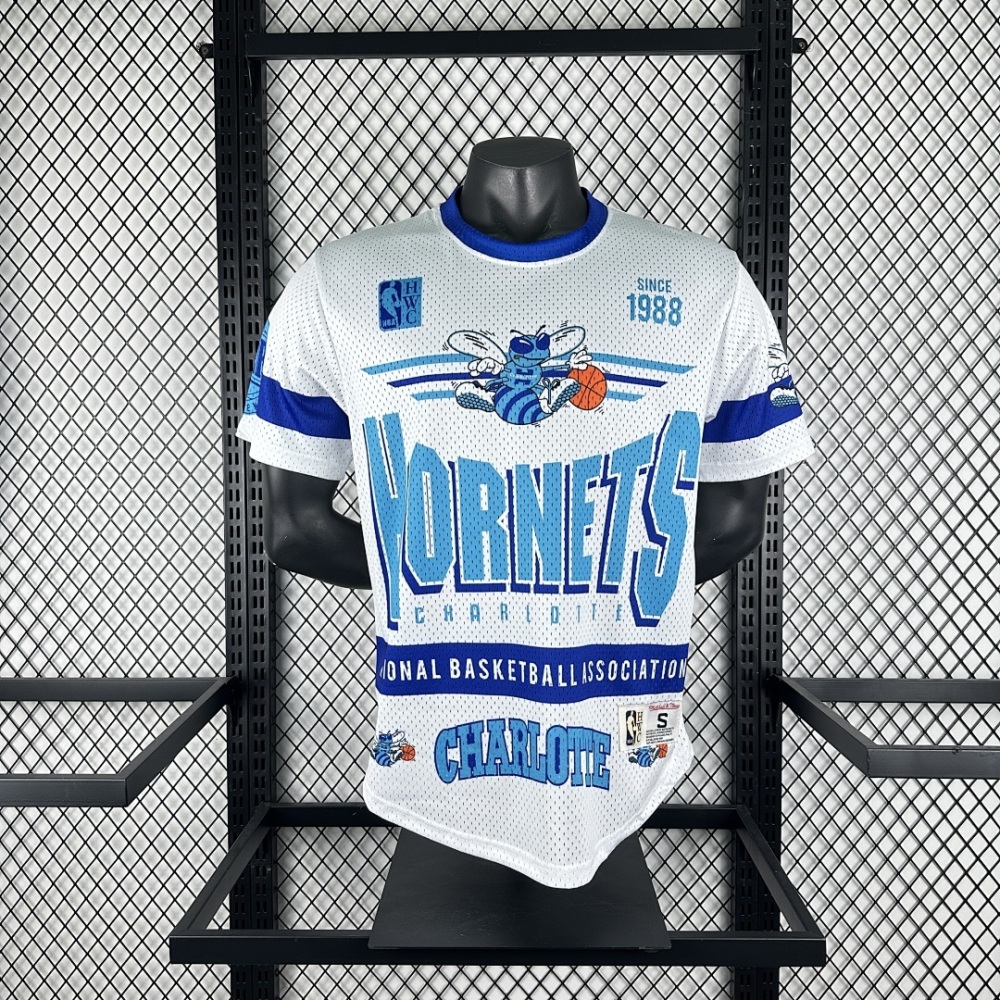 25-26 NBA Charlotte Hornets Retro short sleeved shirt