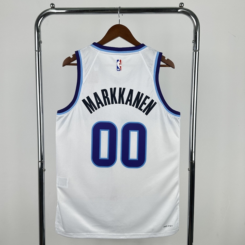 25-26 NBA Utah Jazz White 00-MARKKANEN