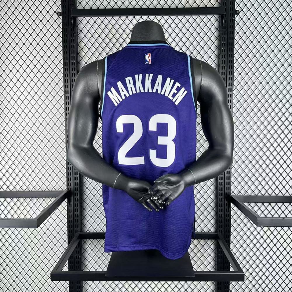25-26 NBA Utah Jazz Purple 23-MARKKANEN