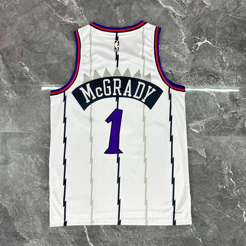 25-26 NBA Toronto Raptors retro white 1-McGRADY