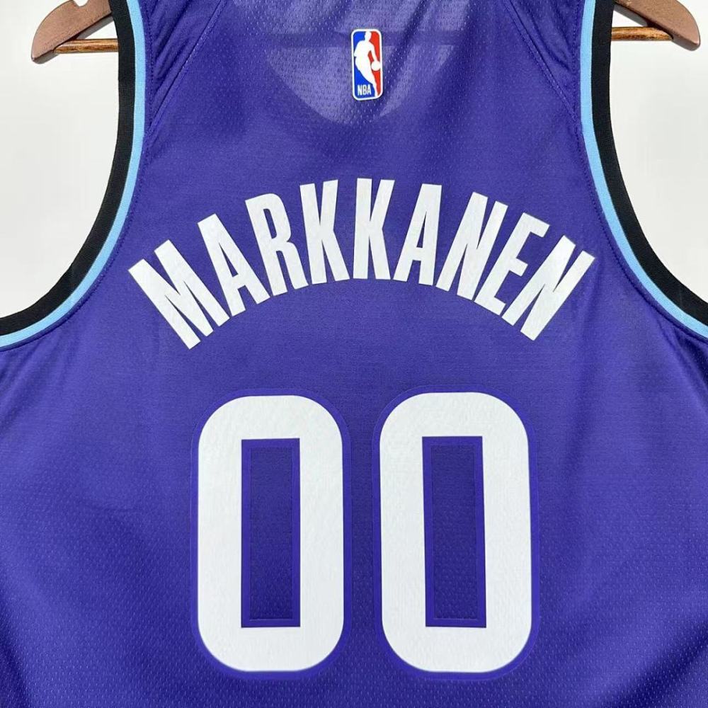25-26 NBA Utah Jazz Purple 00-MARKKANEN
