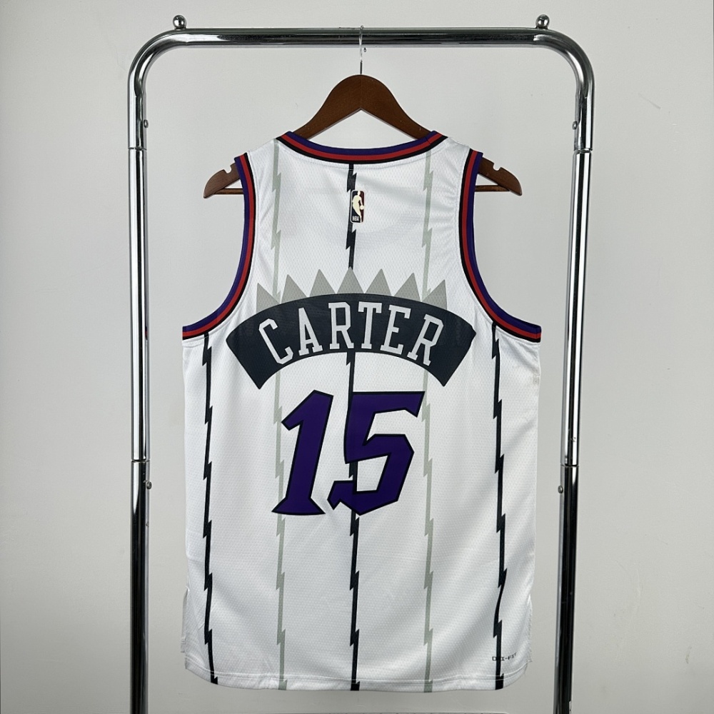 25-26 NBA Toronto Raptors retro white 15-CARTER