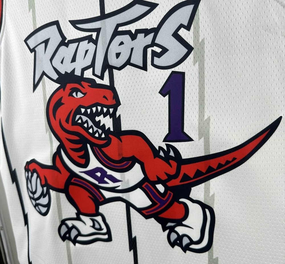 25-26 NBA Toronto Raptors retro white 1-McGRADY