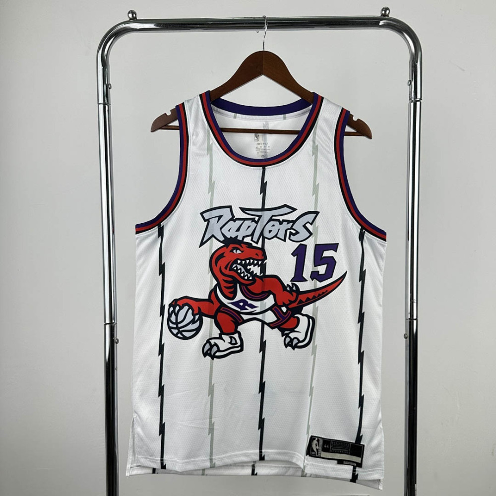 25-26 NBA Toronto Raptors retro white 15-CARTER