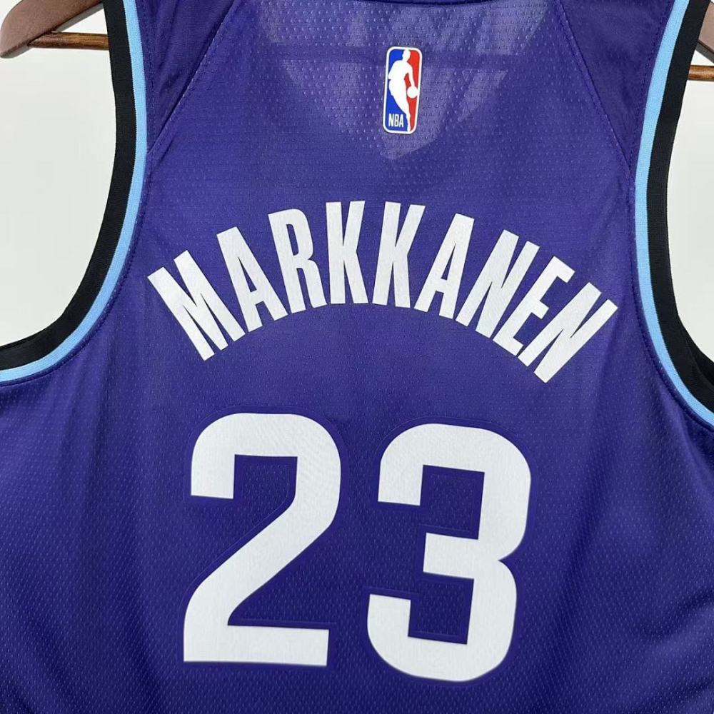 25-26 NBA Utah Jazz Purple 23-MARKKANEN