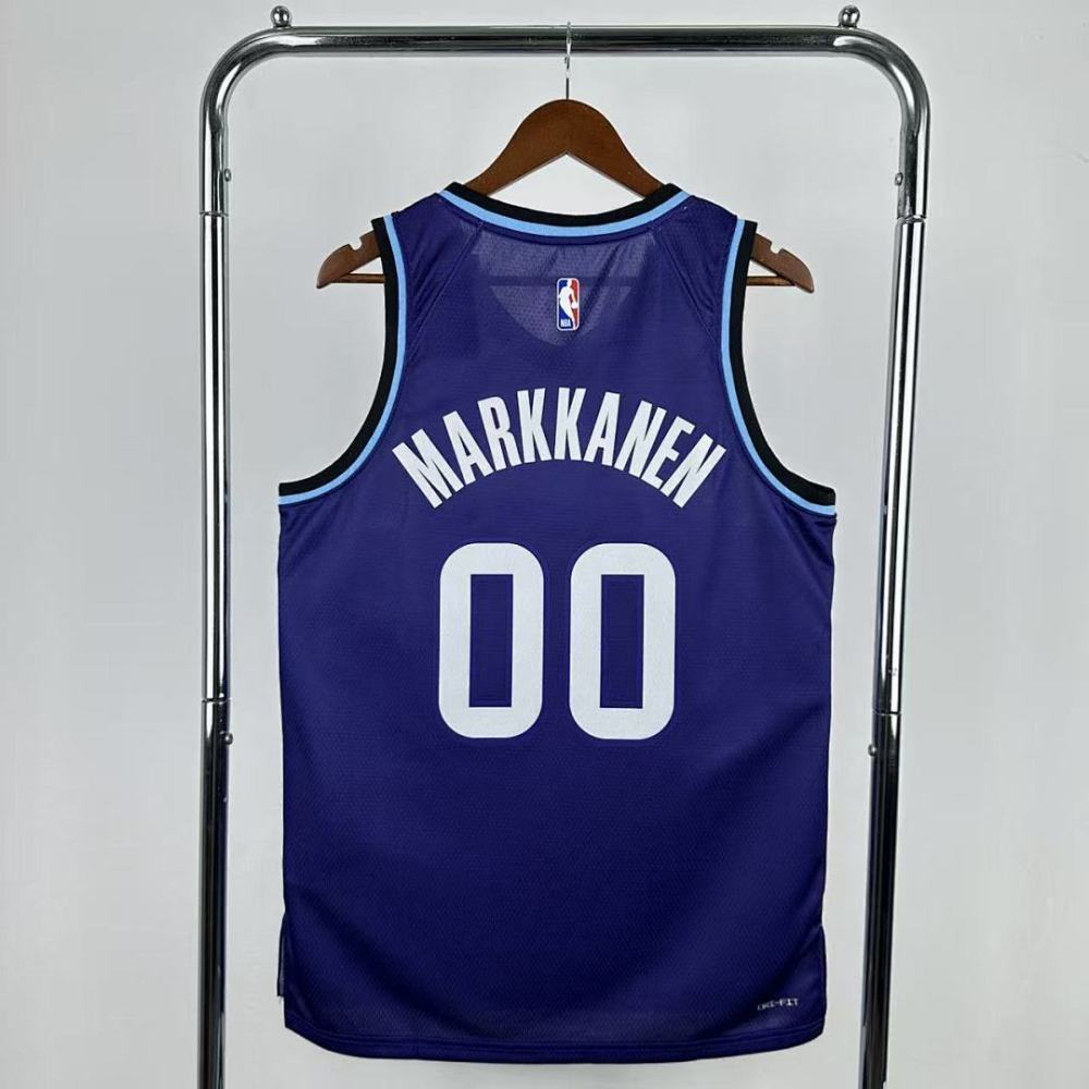 25-26 NBA Utah Jazz Purple 00-MARKKANEN