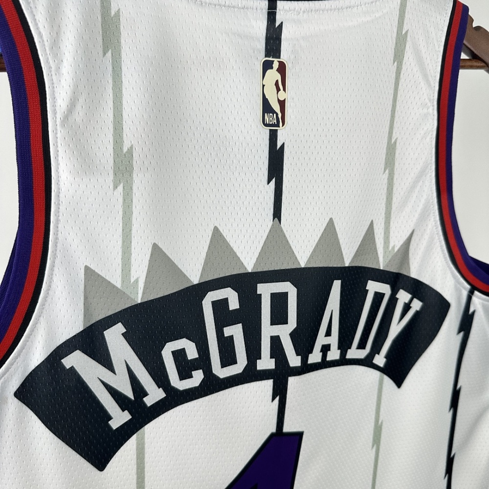 25-26 NBA Toronto Raptors retro white 1-McGRADY