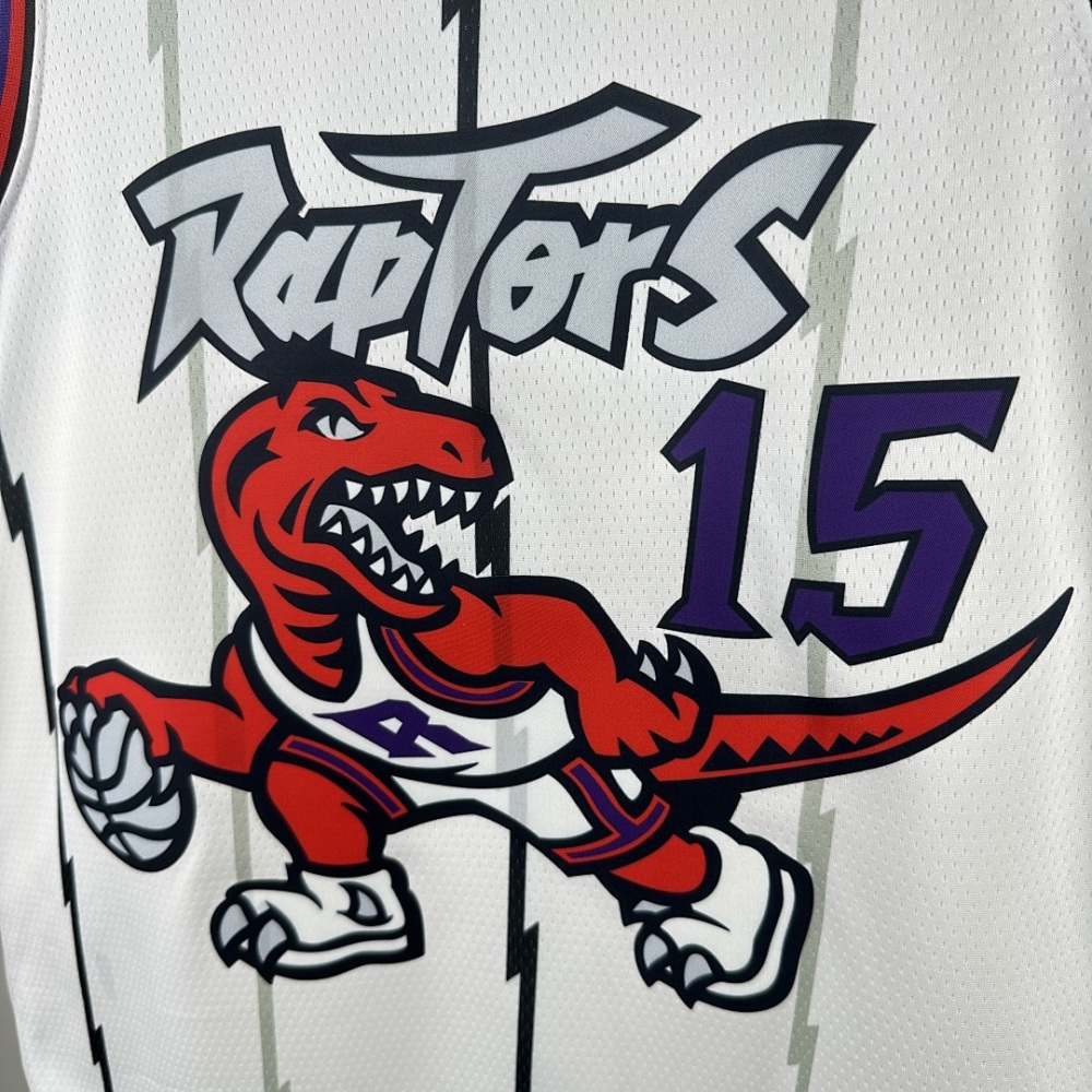 25-26 NBA Toronto Raptors retro white 15-CARTER
