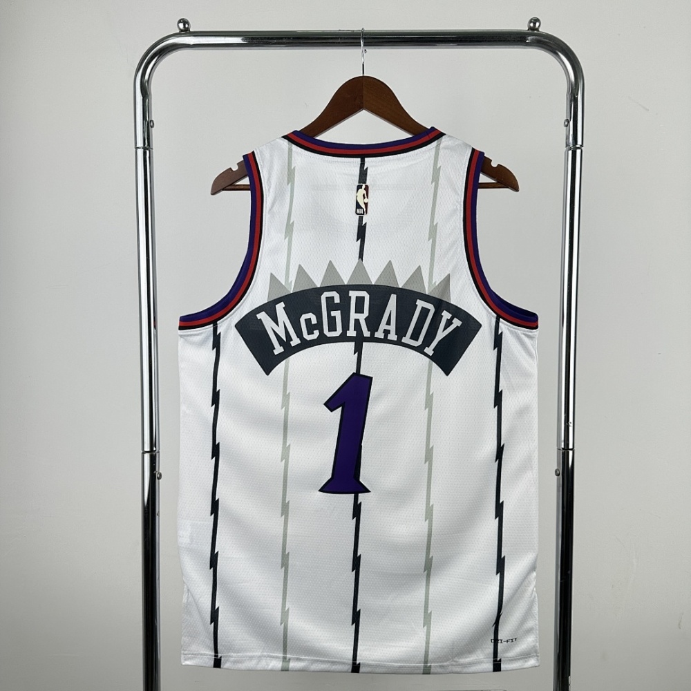 25-26 NBA Toronto Raptors retro white 1-McGRADY