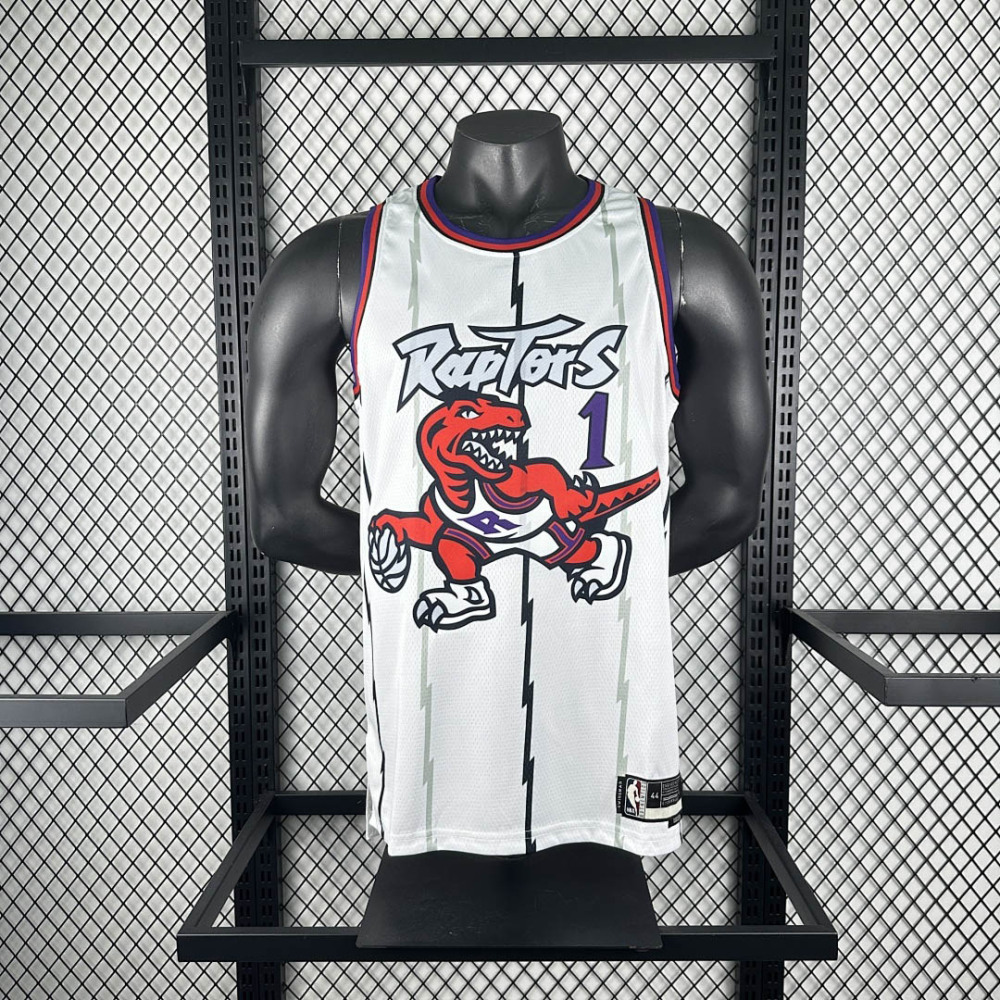 25-26 NBA Toronto Raptors retro white 1-McGRADY