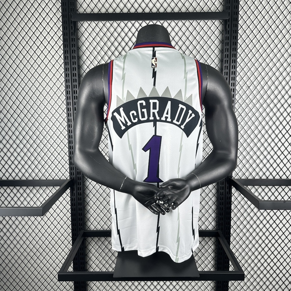 25-26 NBA Toronto Raptors retro white 1-McGRADY