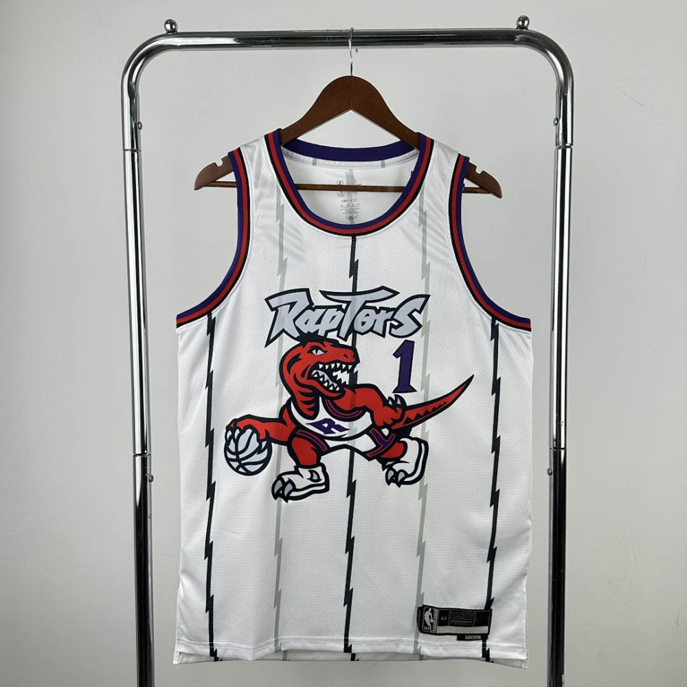 25-26 NBA Toronto Raptors retro white 1-McGRADY