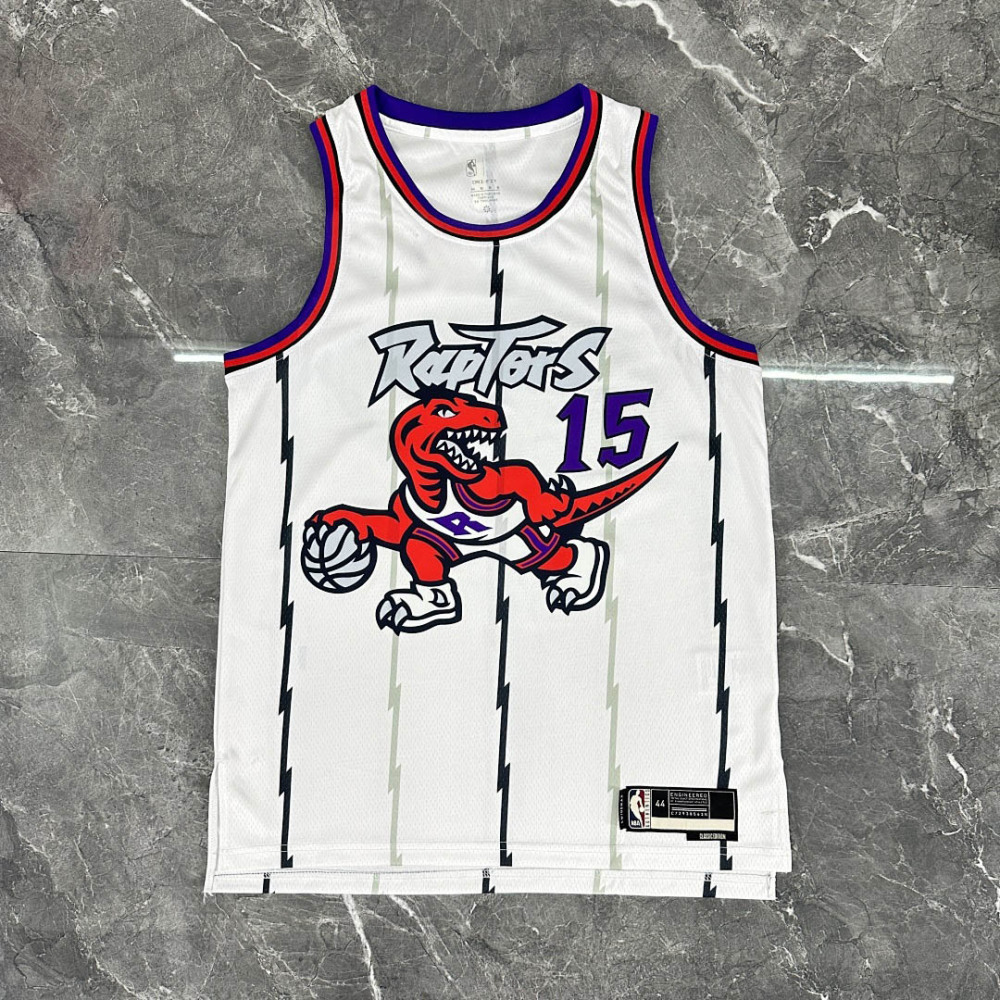 25-26 NBA Toronto Raptors retro white 15-CARTER