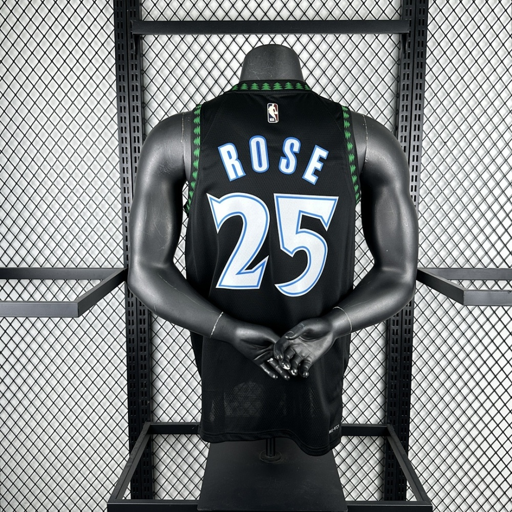 25-26 NBA Minnesota Timberwolves Retro 25-ROSE