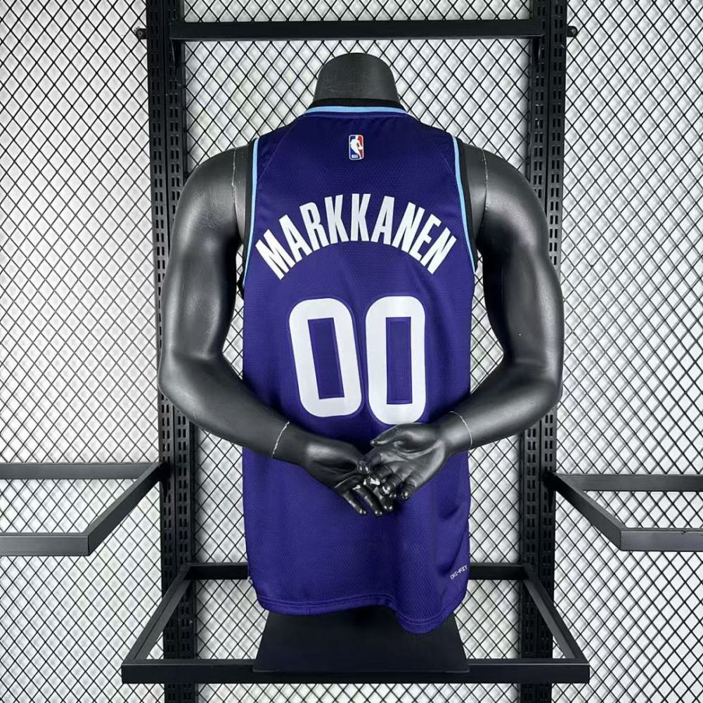 25-26 NBA Utah Jazz Purple 00-MARKKANEN