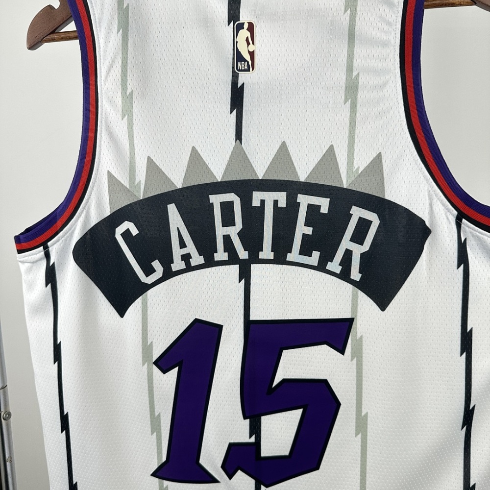 25-26 NBA Toronto Raptors retro white 15-CARTER