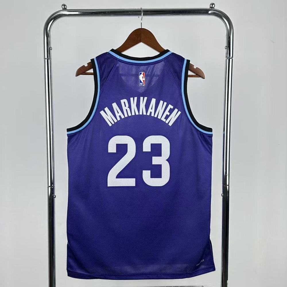 25-26 NBA Utah Jazz Purple 23-MARKKANEN