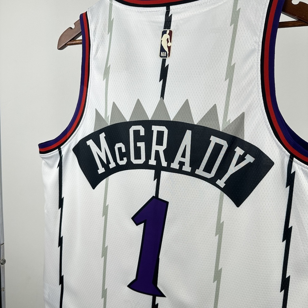 25-26 NBA Toronto Raptors retro white 1-McGRADY