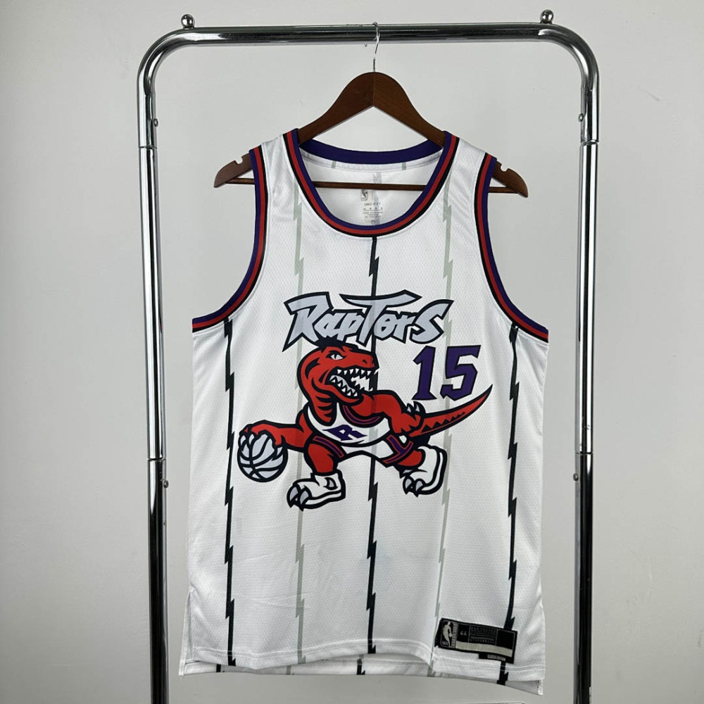 25-26 NBA Toronto Raptors retro white 15-CARTER