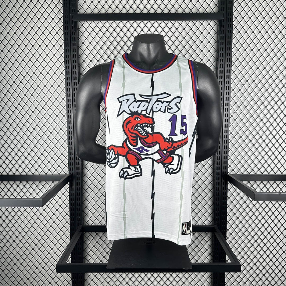 25-26 NBA Toronto Raptors retro white 15-CARTER