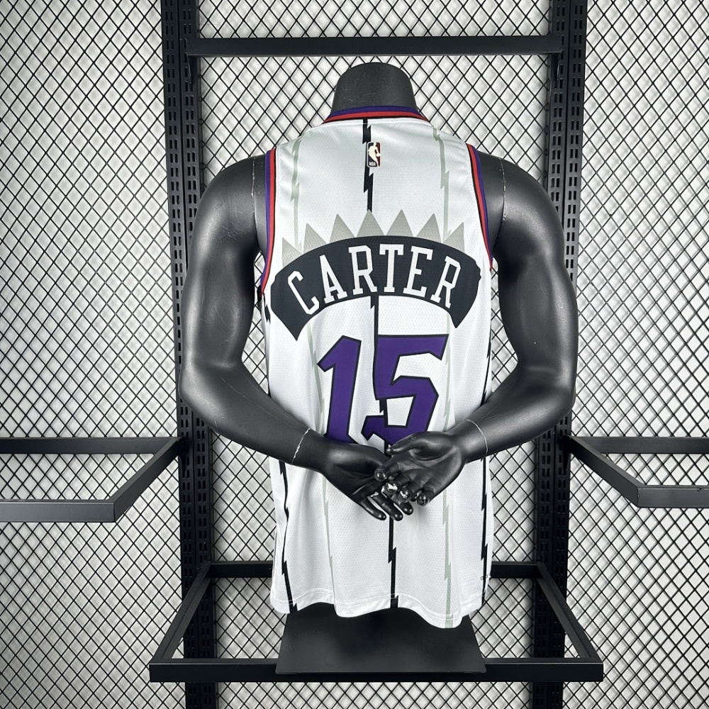 25-26 NBA Toronto Raptors retro white 15-CARTER