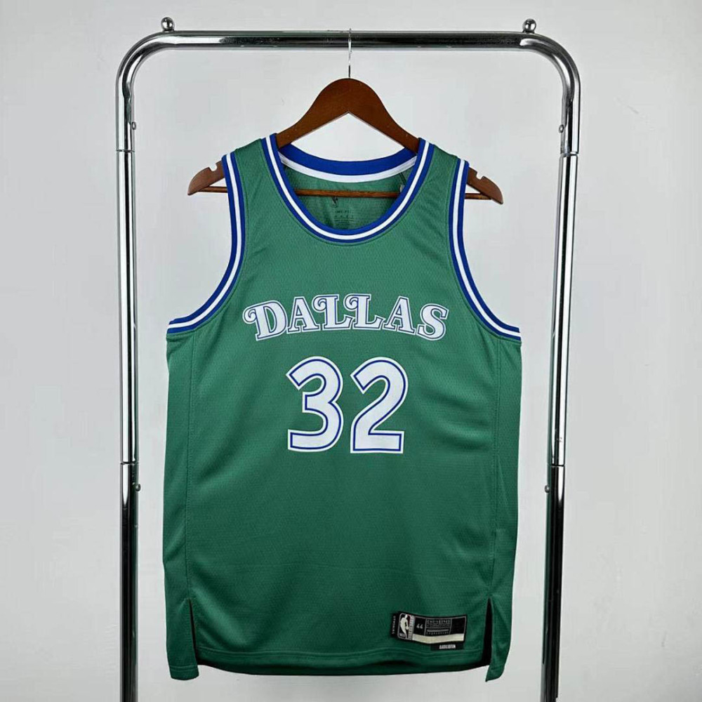 25-26 NBA Dallas Mavericks Retro green 32-FLAGG