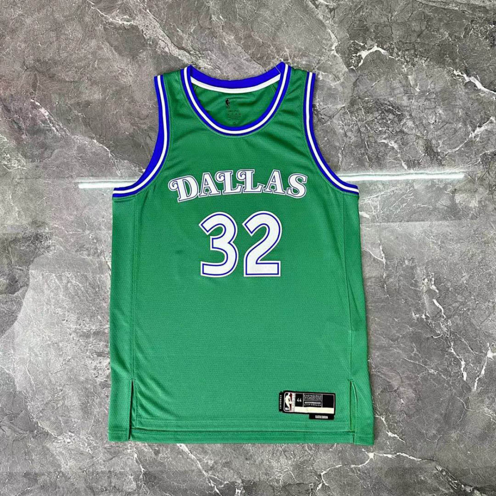 25-26 NBA Dallas Mavericks Retro green 32-FLAGG