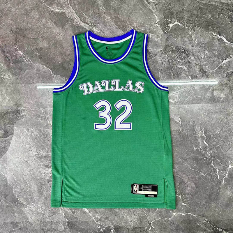 25-26 NBA Dallas Mavericks Retro green 32-FLAGG