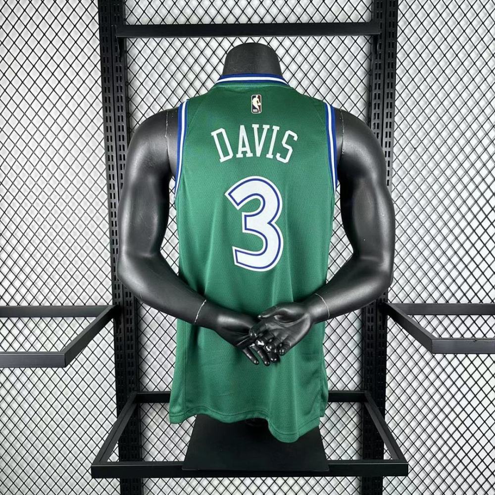 25-26 NBA Dallas Mavericks Retro green 3-DAVIS