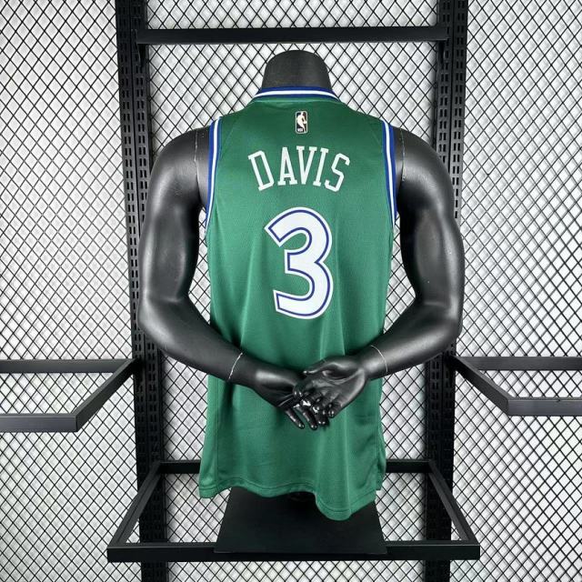25-26 NBA Dallas Mavericks Retro green 3-DAVIS