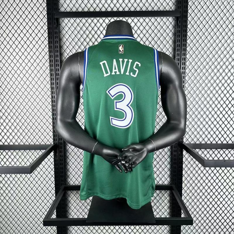 25-26 NBA Dallas Mavericks Retro green 3-DAVIS