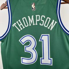 25-26 NBA Dallas Mavericks Retro green 31-THOMPSON