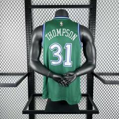 25-26 NBA Dallas Mavericks Retro green 31-THOMPSON