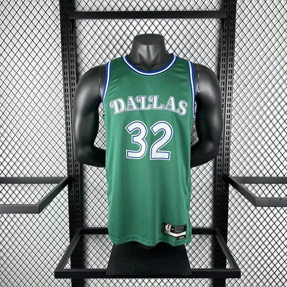 25-26 NBA Dallas Mavericks Retro green 32-FLAGG