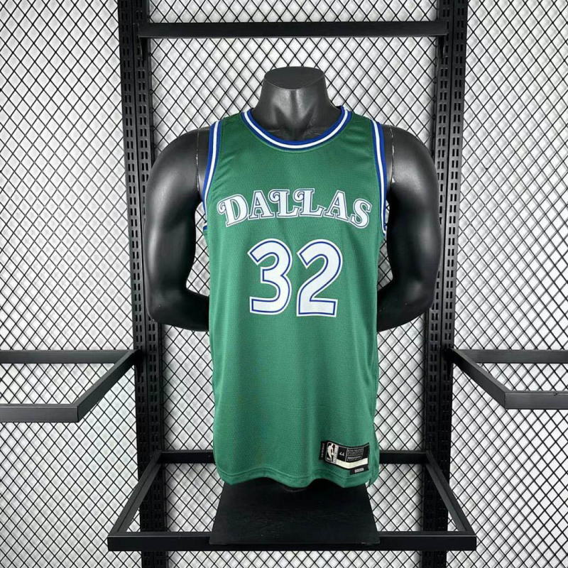 25-26 NBA Dallas Mavericks Retro green 32-FLAGG