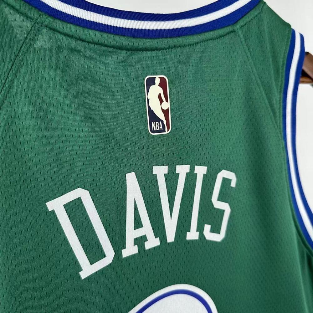 25-26 NBA Dallas Mavericks Retro green 3-DAVIS