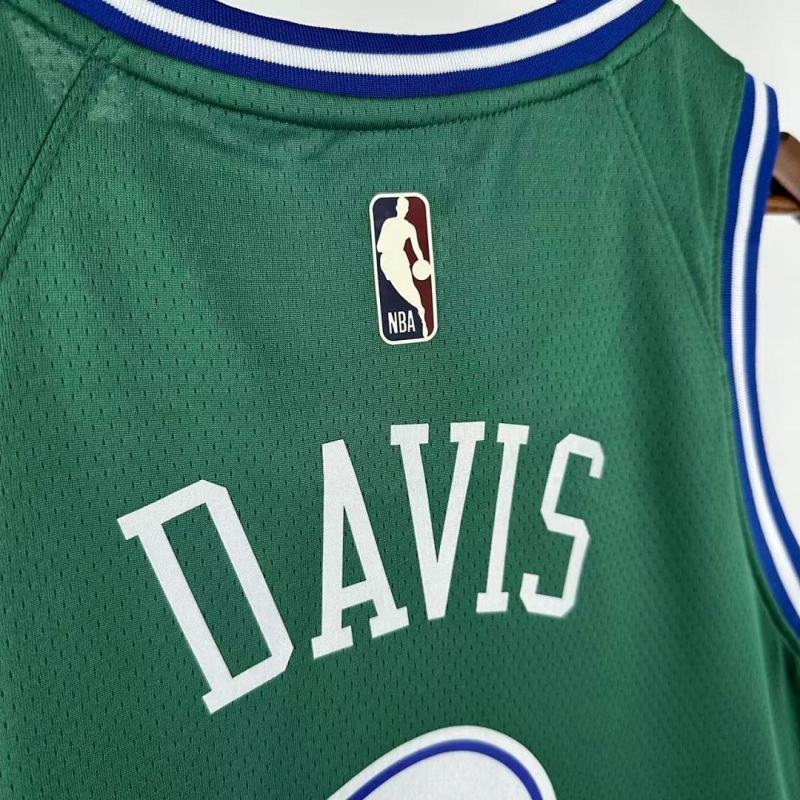 25-26 NBA Dallas Mavericks Retro green 3-DAVIS