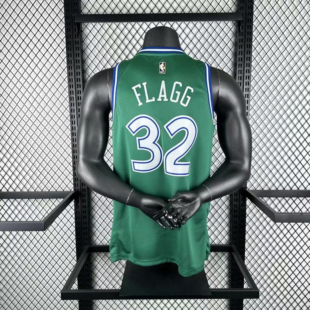 25-26 NBA Dallas Mavericks Retro green 32-FLAGG